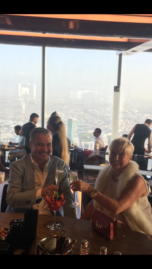johnmsv's tweet photo. On top of the world with #MrsMSV #29years #Anniversary #LuckyBoy #takenuptheburjkhalifa https://t.co/guqFfb9iZu