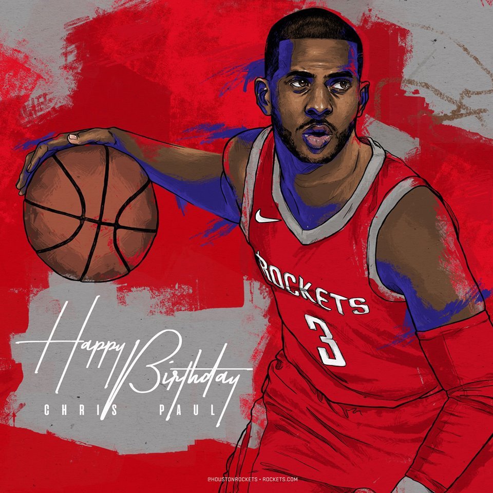 Happy Happy Birthday to my Idol Number 1 Fan   Whoop. God Bless Chris paul. 