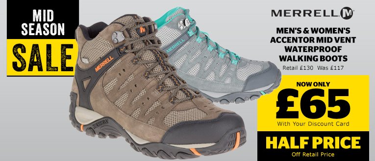 MID-SEASON SALE: Merrell Accentor Boots 