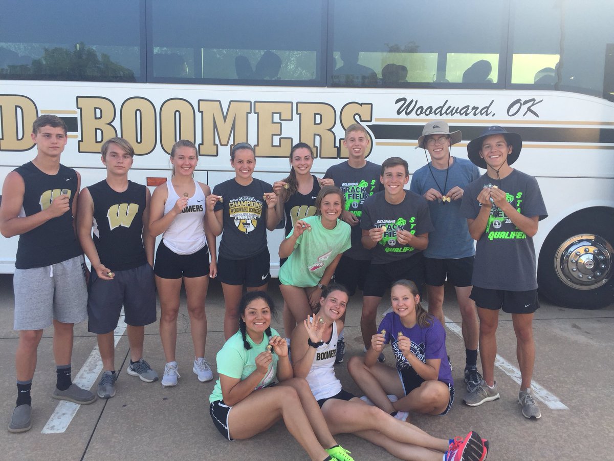 Some of our Regional Medalists today. Others were already gone. It definitely was a great day to be a Boomer trackster yesterday.