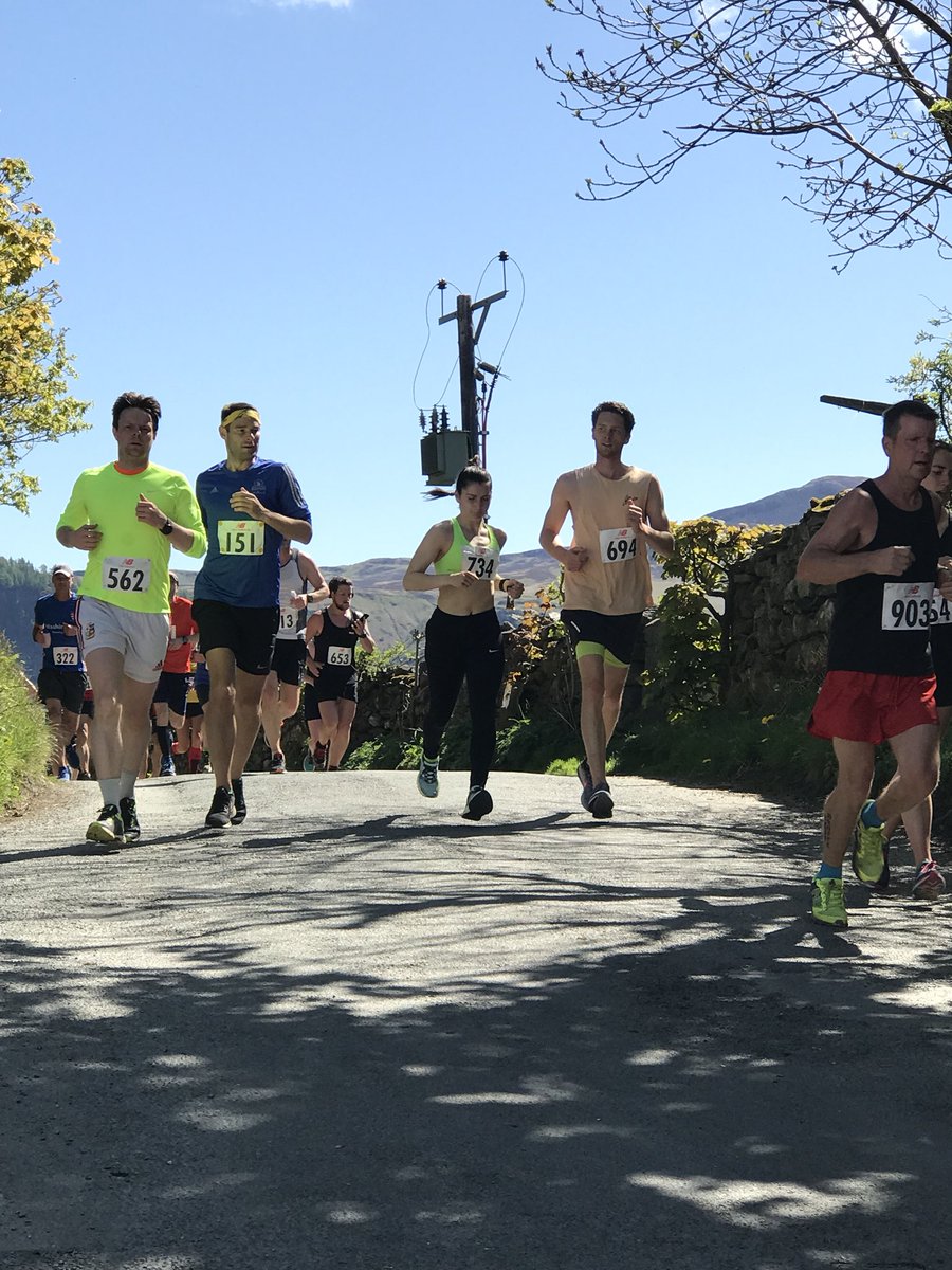 KatRopes's tweet photo. Well done to everyone taking part in the Keswick Half Marathon in this heat. Enjoy the @EatNaturalBars https://t.co/yq2MgzG6Xz