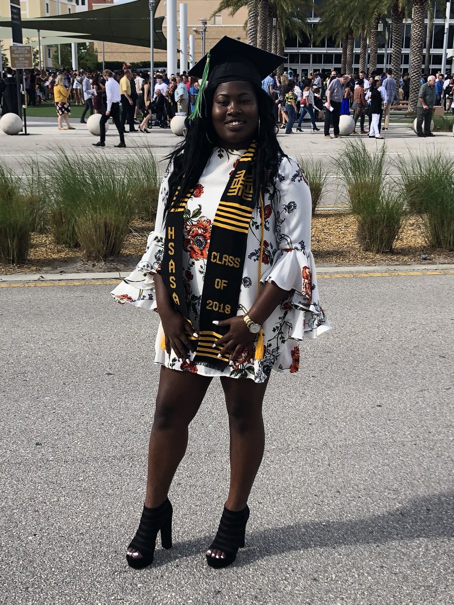 Valentseeyah's tweet image. And on May 5, 2018, I got it done ! Officially An #AlumKnight #ThankGod #UCF18 #GradSZN #ClassOf2018