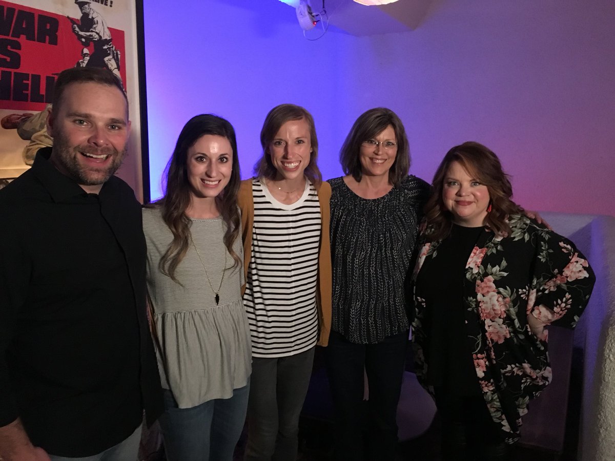 cait_cain's tweet photo. Had such a great night at the Popcast Live... even though my opinion about MK&amp;A has to die. Thanks for such a fun time! #popcastlive https://t.co/3F0YW7VuAt