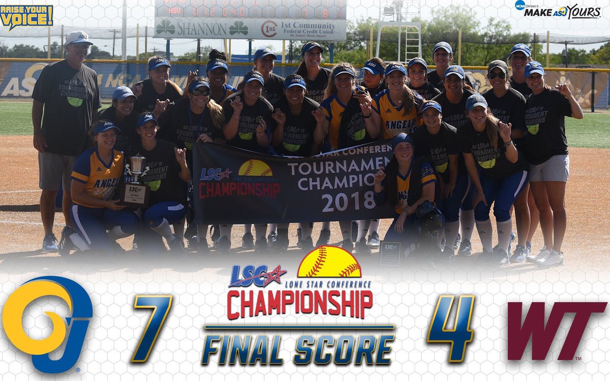ChancellorRLD's tweet photo. The Angelo State #RamFam had a historic day Saturday with the Rambelles winning the LSC Softball Tournament and the ASU men’s and women’s track and field teams winning LSC championships. I’m proud of the student-athletes, coaches and staff who contributed to this memorable day. https://t.co/2AQGULmy5U