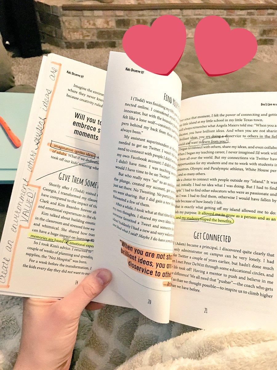 Shayla410berry's tweet image. I love marking up a good book! On the bad/low days I always flip through good books and read my notes to recharge! Thank you @TechNinjaTodd @mradamwelcome  #KidsDeserveIt #WeekendPD