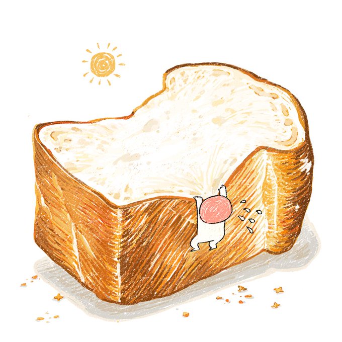 「toast」 illustration images(Oldest)