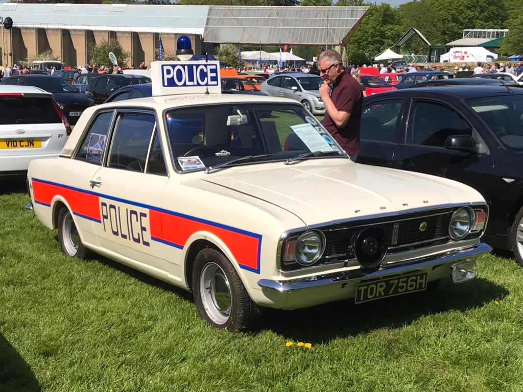 SCHchauffeur's tweet photo. #SimplyFord @Beaulieu_Hants . From the classic Ford Anglia, Capri, Cortina, Escorts with iconic Mexico, RS2000, RS Tubo, Sierra Cosworth to the American Mustang. This Ex Hampshire Police MK2 Lotus Cortina is a gem. https://t.co/RzYvjh5xM1