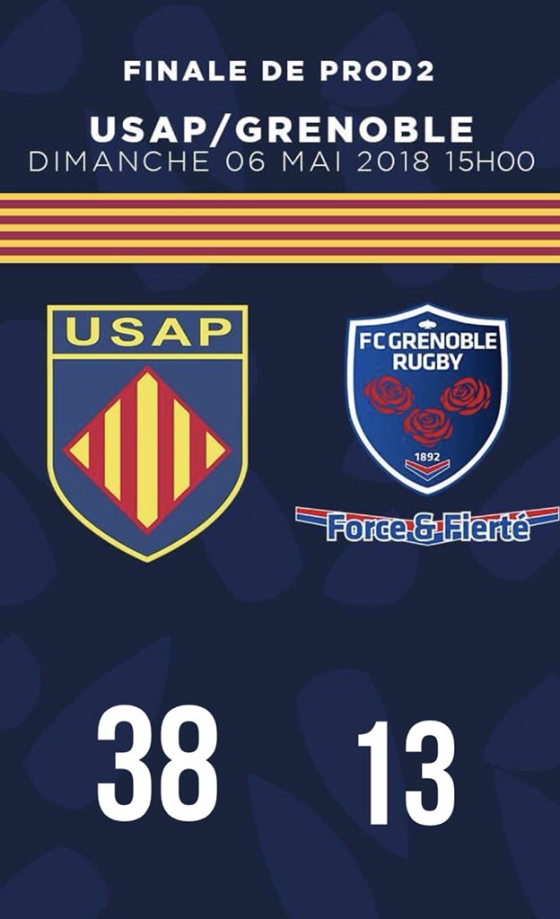 usap_officiel's tweet image. On est CHAMPION !!! #USAPFCG