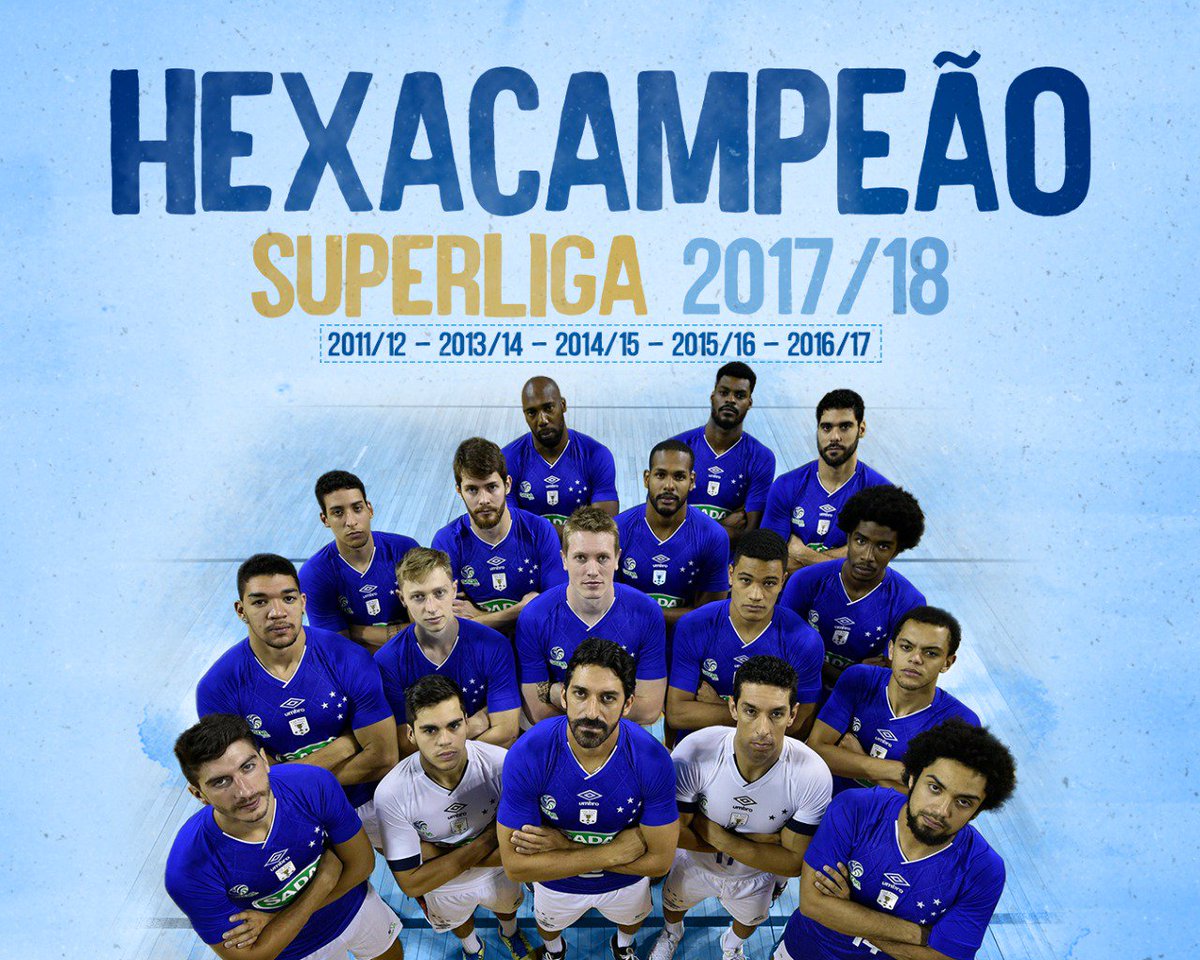 H E X A C A M P E Ã O!!!!

ACABOU! ACABOU! O @SADACRUZEIRO É HEXACAMPEÃO DA SUPERLIGA MASCULINA DE VÔLEI!

O MELHOR TIME DE VÔLEI DO MUNDO LEVANTA MAIS UM TROFÉU!

COMEMORA, NAÇÃO AZUL!