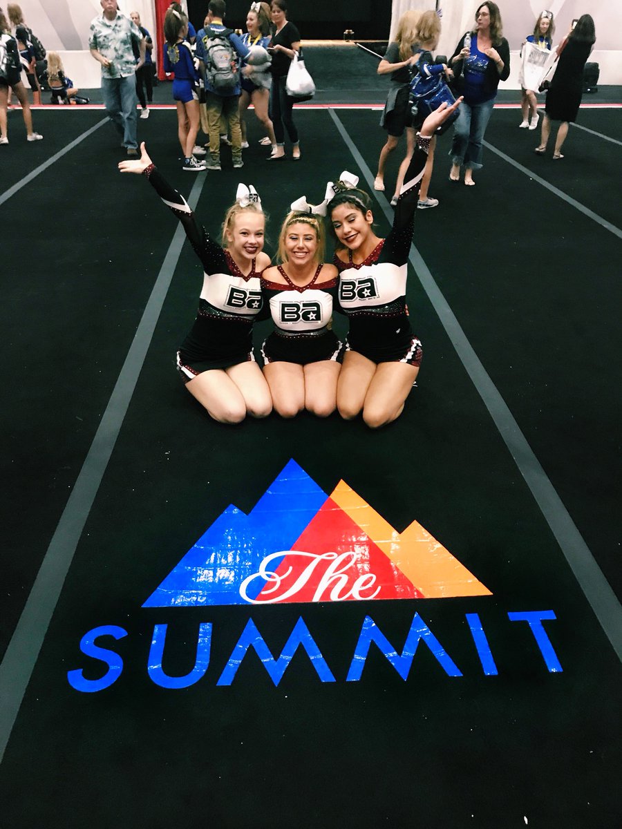 Couldn’t have done it without my awesome coaches and my 15  sisters #TheSummit18 🤘🏼💜