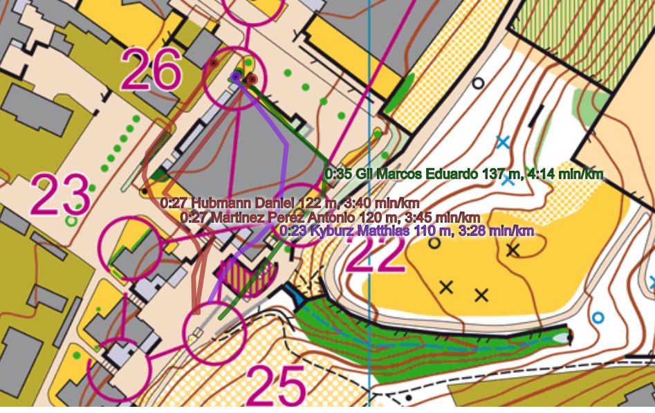 OrientaTraining's tweet photo. (y 2) Europeo Senior Final Masculina Sprint 
@GilMarcosEdu (36º) vs @Antonio_runner (11º)  vs @dhubmann (1º)  vs Matthias Kyburz (1º) https://t.co/eg9B90z8Lf