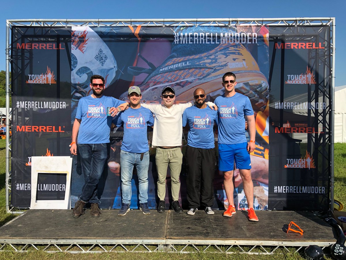 HigginsBioeng's tweet photo. Congrats to Higgins lab members for finishing the toughmudder this weekend! #muddy #henley #BankHolidayWeekend #Mudwhatmud https://t.co/keukdh0X5B