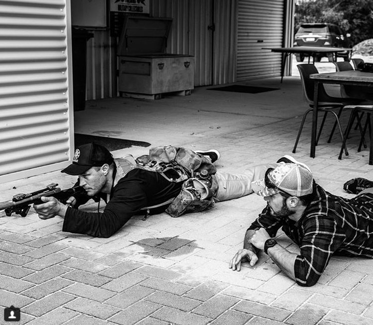 Travis Fimmel in preparation for his upcoming movie "Danger Close" / Credits: The Mill Gym on Instagram #TravisFimmel