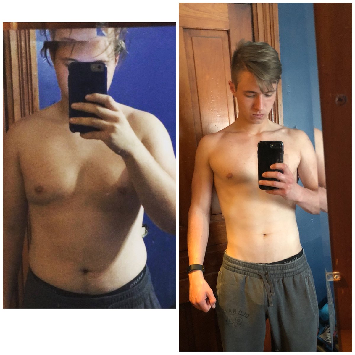 Nick_Grover99's tweet image. First day I actually ran I took the pic on the left... today on the right - NEVER STOP!

#SamePants