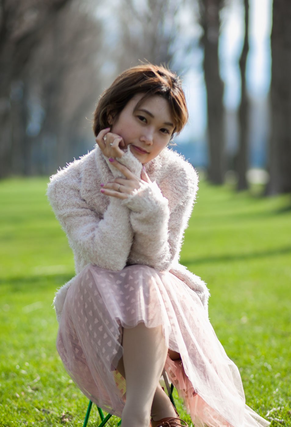 Columbo 春の日差しの中で モデル 安倍まりあ