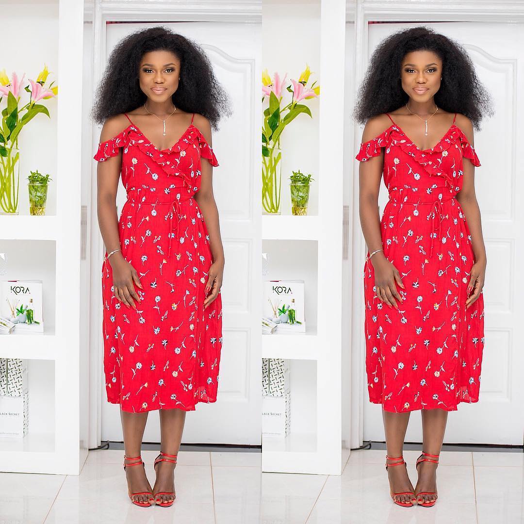 glitzafricafwk's tweet photo. Ghanaian singer @beccafrica looking lovely in a red dress. #GlitzFashion #GlitzStyle https://t.co/a7KIXdPNNm