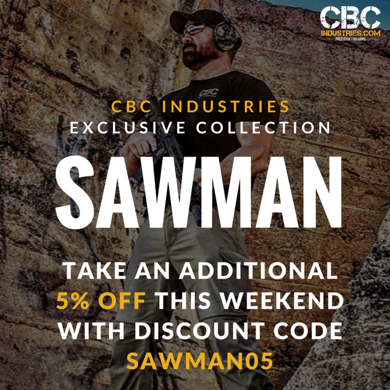 CBCIndustries's tweet image. Ends tonight! Use discount code SAWMAN05 to receive an extra 5% off any Sawman item. Check it out here: bit.ly/2HltYsH
@CraigRSawyer #sawman #weekendsale #cbcindustries #ar15 #rifle #arpistol #MolonLabe #2ndAmendmentRights #2a #pewpew #gunlfie #guns