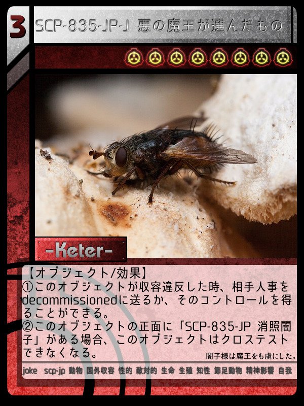 ꦏꦸꦤꦤꦸꦆ on X: #scp_tcg_jp_j English trancelated SCP-271 by