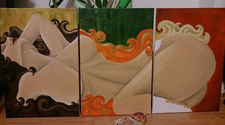 schulz_malt's tweet photo. Summer is coming up. Way too hot for clothes ππ
Sorry guys, this #triptych is already sold.
#femalenude #nudestudy #nudepainting #nudeportrait #nude #acrylicpainting #art #artist #painter #painting #paintings #artinthemaking #schulzmalt https://t.co/dwnjgakncv