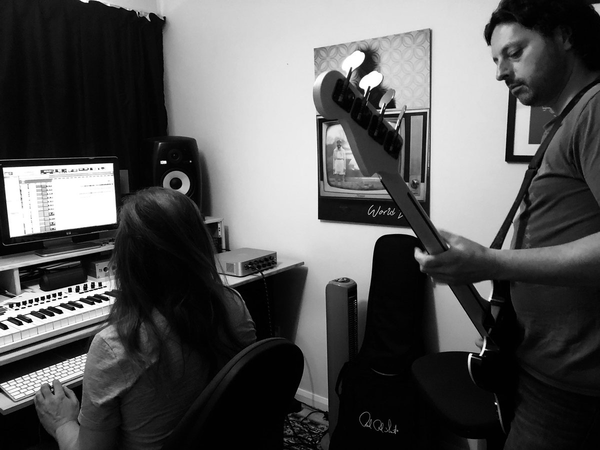 No_Good_Sons's tweet photo. Today is bass day! @Cattman_ngs and @MSPRecording working hard on this glorious bank holiday weekend.....that’s how much we love y’all! #recordingstudio #albumrecording #basslines #slappindabass #bassrecording #nogoodsons #mspproductions #bass #music #countryrock #rockandroll https://t.co/OwJa8U4olX