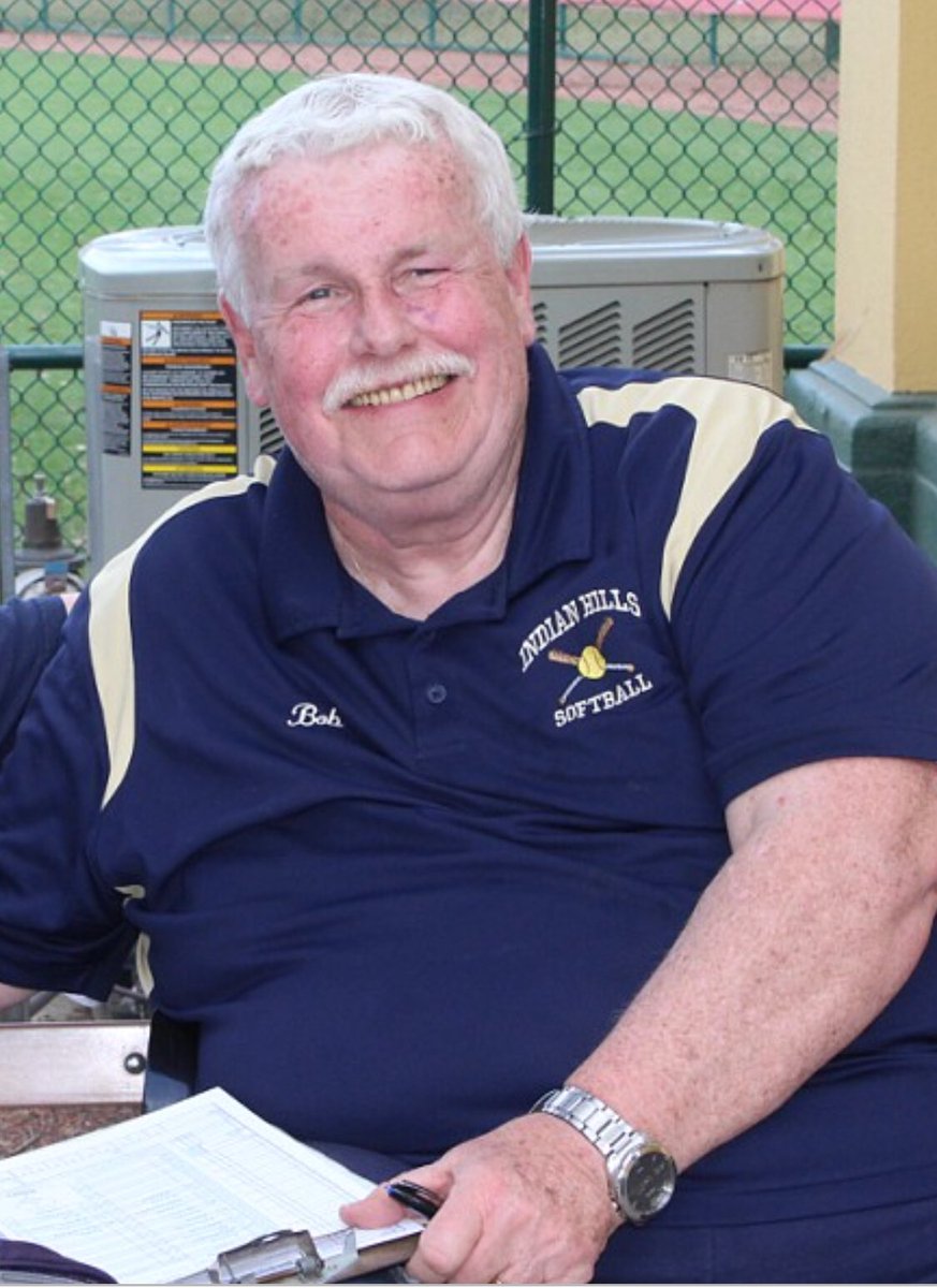 ihhsvsoftball's tweet photo. Rest in Peace to an amazing softball coach. Bob Alexander was a volunteer for over 20 years and helped build the foundation of the Indian Hills softball program. He will be dearly missed and may he forever be in our hearts and prayers. https://t.co/qRvPDqh0Sl