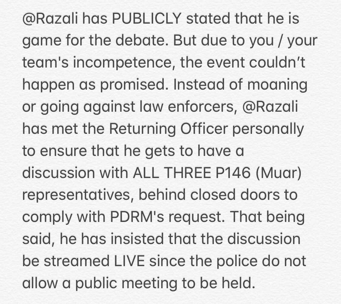 razmelrazali's tweet photo. As a youth in Malaysia, I had high hopes for you. But after the stunt you just pulled, I’m forced to reset my perception. Sorry bro @SyedSaddiq https://t.co/Ox9s3a7W6d