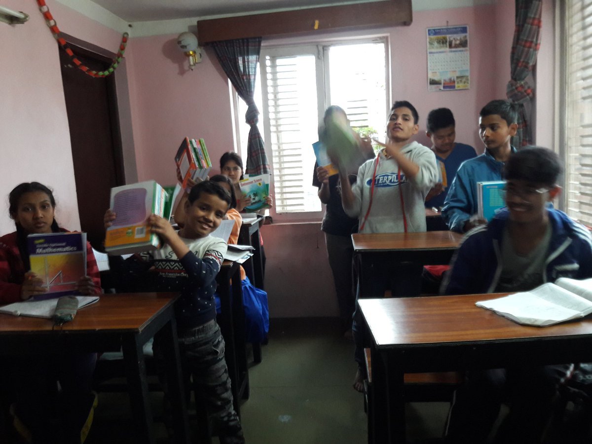 DavidPrasai's tweet photo. Children are reading with orphanages children Center we appreciate  your prayer.  https://t.co/PkN1RcMaww https://t.co/k2Yi18AO6p
