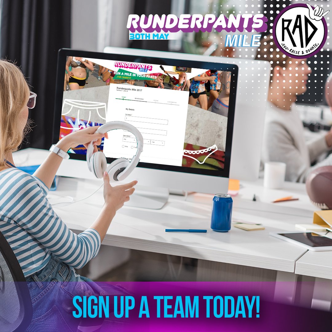 RunderpantsMile's tweet photo. Sign up for #Runderpants today! All it takes is a quick registration form on our website and we'll do the rest. It couldn't be easier! https://t.co/XHfWPhgY15 https://t.co/Kyifa8Ruvg
