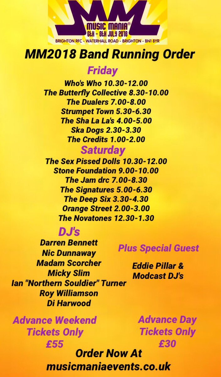 Music Mania Festival tweet media