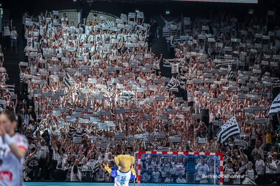 Handball_BZH's tweet photo. La Bretagne terre de Handball 🏴🏳 
#MurBlanc #BercyCestBrest #SupportersDeOuf @BBH_Officiel @HandballBZH @LFHOfficiel @EspritHandball #Handballisime rdv à la @BrestArena https://t.co/TgOGbdOHZt