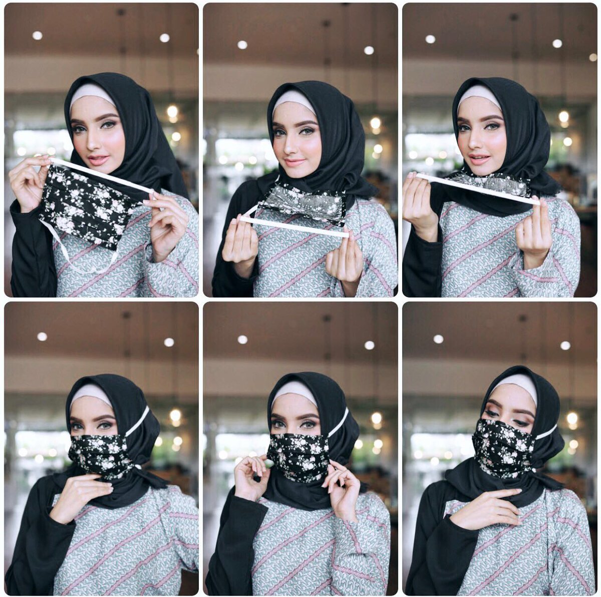 DwiRukmanaDR's tweet photo. Cara pemakaian Masker Kain Instan,  yg praktis dan gak ribet, Pakai karet bukan tali 👍 https://t.co/wjAxcVSB5T