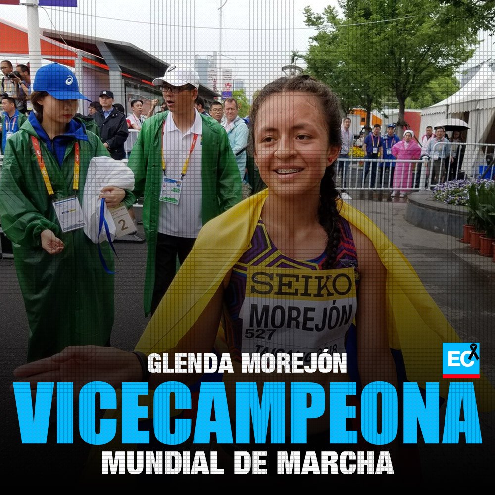 ¡#OrgulloTricolor! La ecuatoriana Glenda Morejón se destaca en China y vuelve a un podio mundial en marcha 👏👏👏 » bit.ly/ViceMrjon