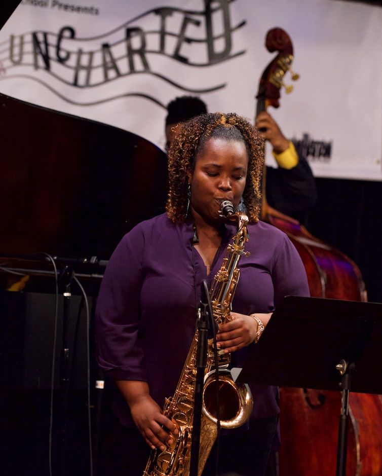 Greenwich_House's tweet photo. Thursday is the last Uncharted at @ghmusicschool. It's been quite the season with @camillethurman (pictured), @missmollypope, @salinaeva, @corderomusic, @aprilcentrone and @marikahughes. Don't miss the finale Thursday with @camilamezamusic! Plus there's free beer and wine too. https://t.co/emEFsKybiL