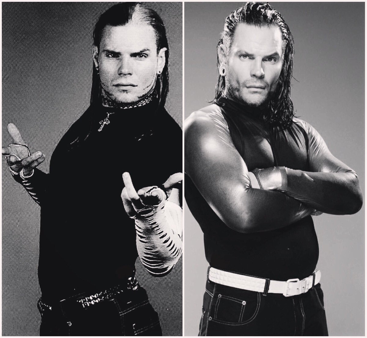 amunny1158's tweet photo. These guys always look awesome!💜🖤 #HardyBoyz #TheGoodOldDays #EvenBetterNow #HardyzFanForever #JeffHardy #MattHardy https://t.co/E9LNtU2h3x