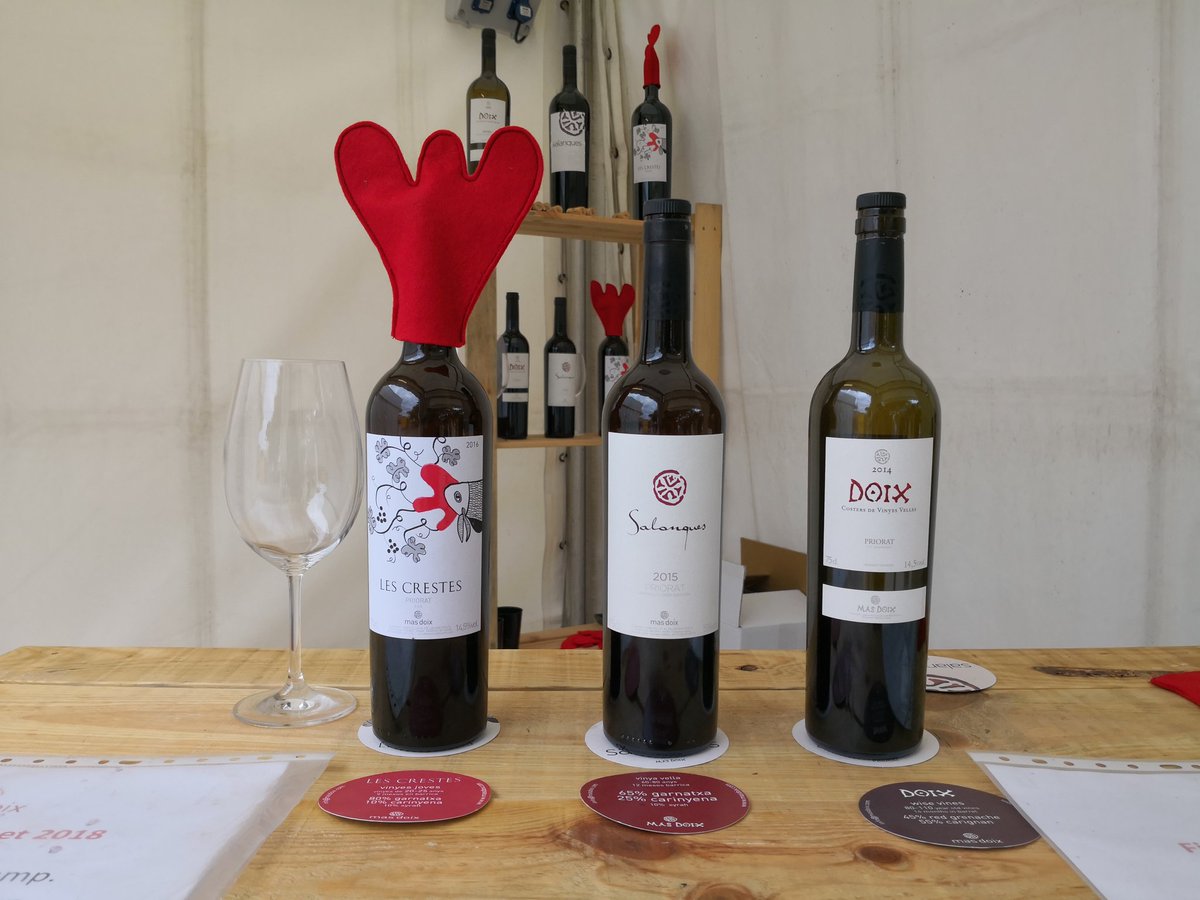 masdoix's tweet photo. FIRA DE FALSET | otro gran día en #FiradeFalset explicando nuestros vinos a todos los #WineLovers 🍷
#MasDoix #MasDoixWinery #Priorat #PrioratWine #MasDoixFacts #MasDoixWorld #LesCrestes #Salanques #Doix #1902CC #WineFair https://t.co/uB2RM7O4ps