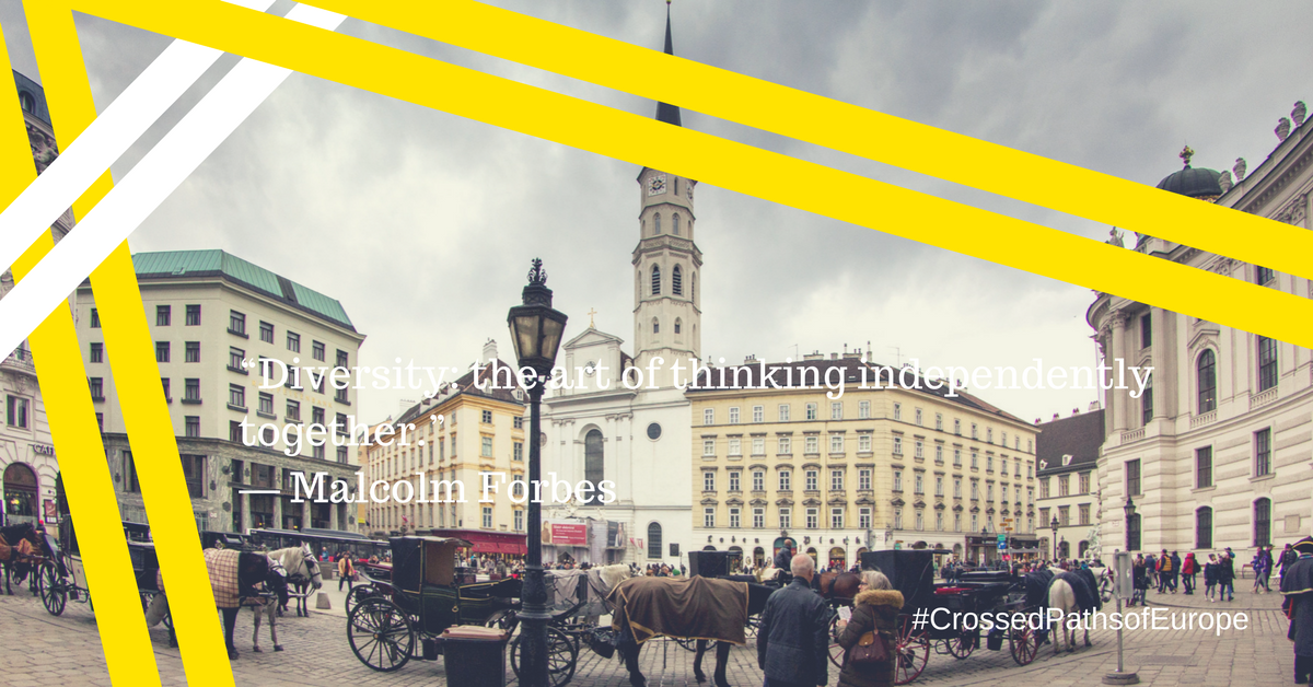 crossedpathsEU's tweet photo. “#Diversity: the art of thinking independently together.”
— Malcolm Forbes
#CrossedPathsofEurope https://t.co/AvZm45gFaW