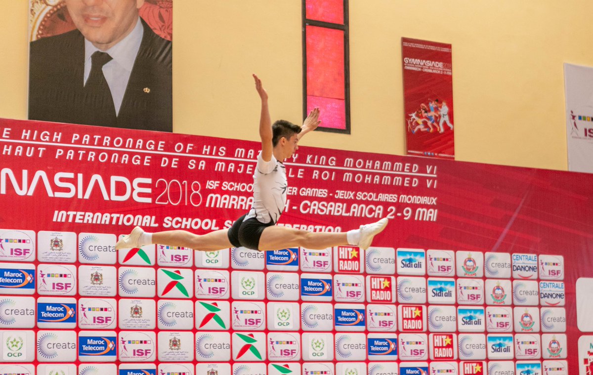 ISFsports's tweet image. Did you know acrobatic #gymnastics are part of #Gymnasiade2018? 👉 Held in Hall Mhamid, #Marrakech. 🇲🇦

 @creatabcg @Gymnasiade2018