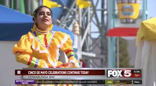 jenpbradley's tweet photo. The Cinco celebration weekend party continues today, at @cowabungabaylv, Sunday 11-6pm! Thank you @FOX5Vegas for visiting us and sharing our Monday #LuckyLocals $11.11 price! #waterpark #splash #Day2 #Cincofun https://t.co/VqjnFXREe4