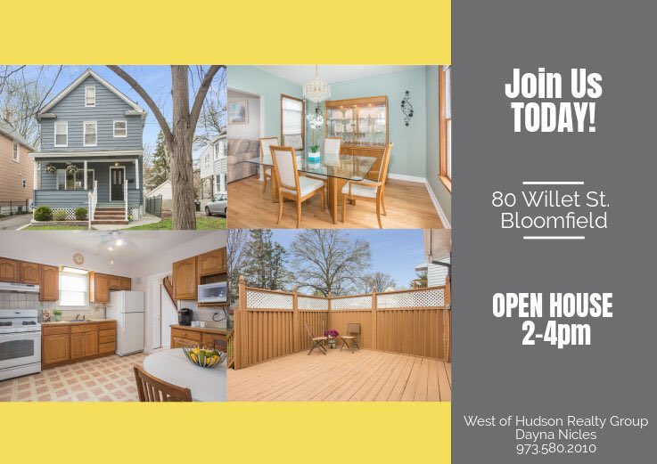WoHudRealty's tweet photo. Listed for $249,900, this seller is motivated and you should be, too!! Come check out this great house with tons of potential. @daynajnicles is hosting so come say hi! #wohud #openhouse #bloomfield #nj #RealEstate https://t.co/aZjYrFI3hm