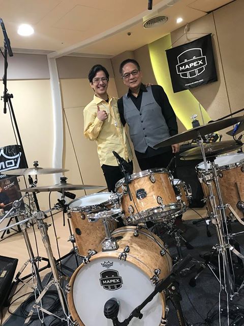 drummerHung's tweet photo. 我的恩師~黃瑞豐老師 https://t.co/MLN68XHY6Y