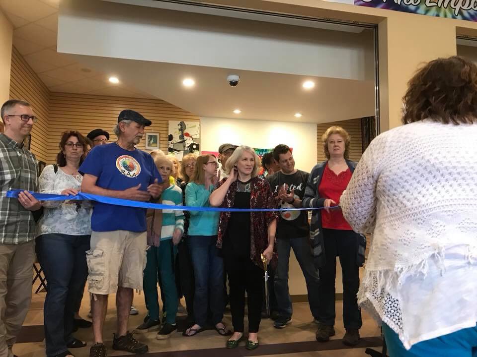 terrysky13's tweet photo. Random Acts of Artists opened a Co-op gallery for our artist members inside Cravings Cafe’ https://t.co/S90SFSlzFb