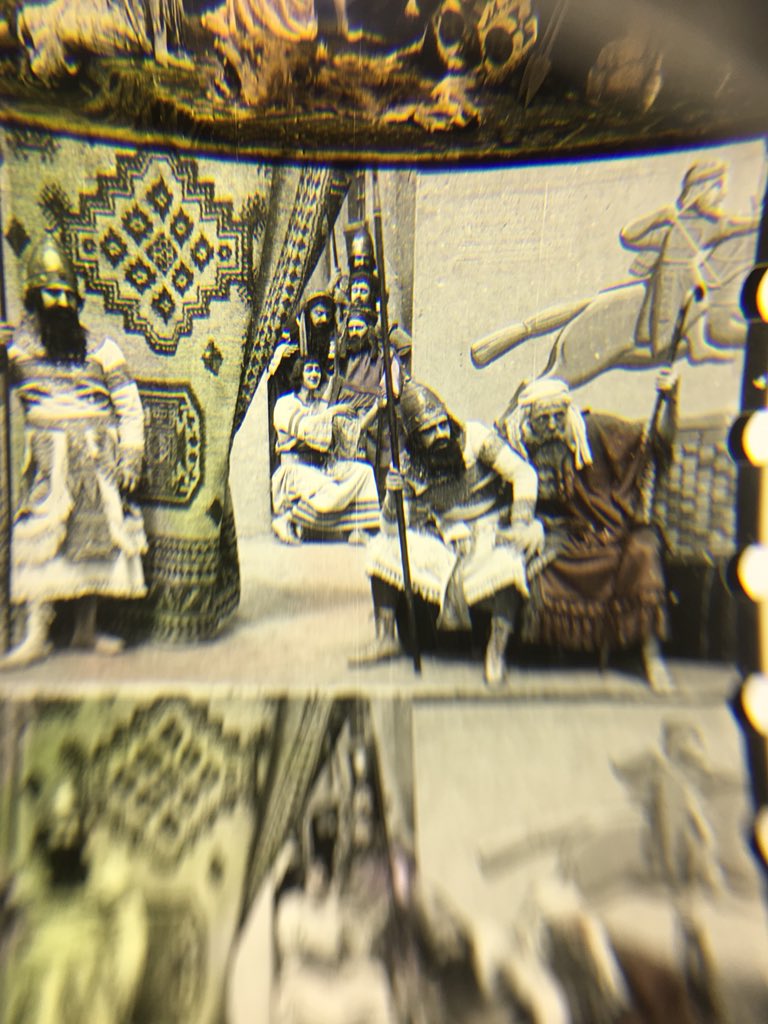ch_cheung's tweet photo. Two hand colored frames from Louis Feuillade's Les sept péchés capitaux #NitrateShow2018 https://t.co/JjBvKHFXiK