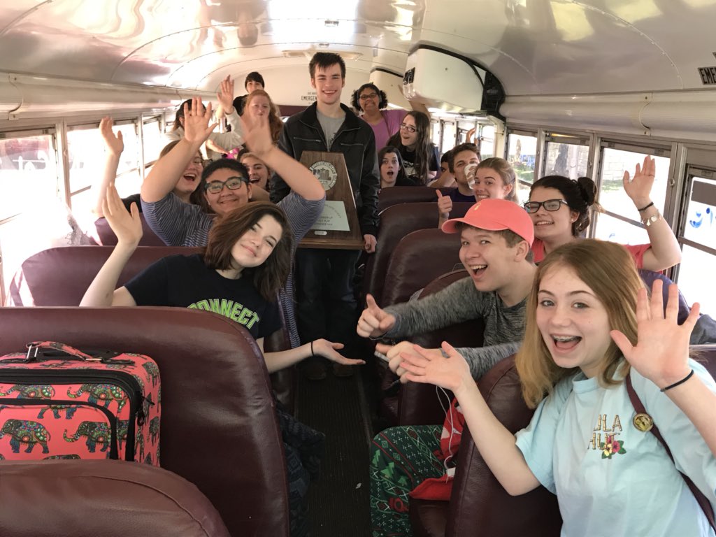 WOTheatre's tweet photo. Wow....what a ride!!! Congratulations to the company members of THE WOMEN OF LOCKERBIE for their SILVER MEDAL performance at the 3A State Championships yesterday! 2nd in the STATE! So very proud and honored! And celebrating with Round Rock Donuts before we head back home! https://t.co/Aqyu3NyqY7