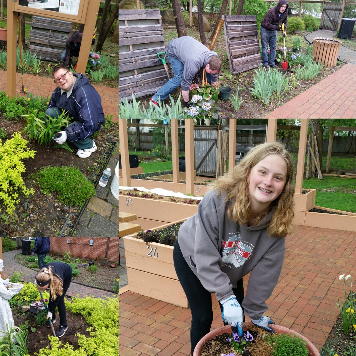 PRUMCYG's tweet photo. The #Youth participated in @pearlriverumc #missionsunday by #volunteering at Good Samaritan's Garden of Hope. #UMC https://t.co/pSqqSVgpXR