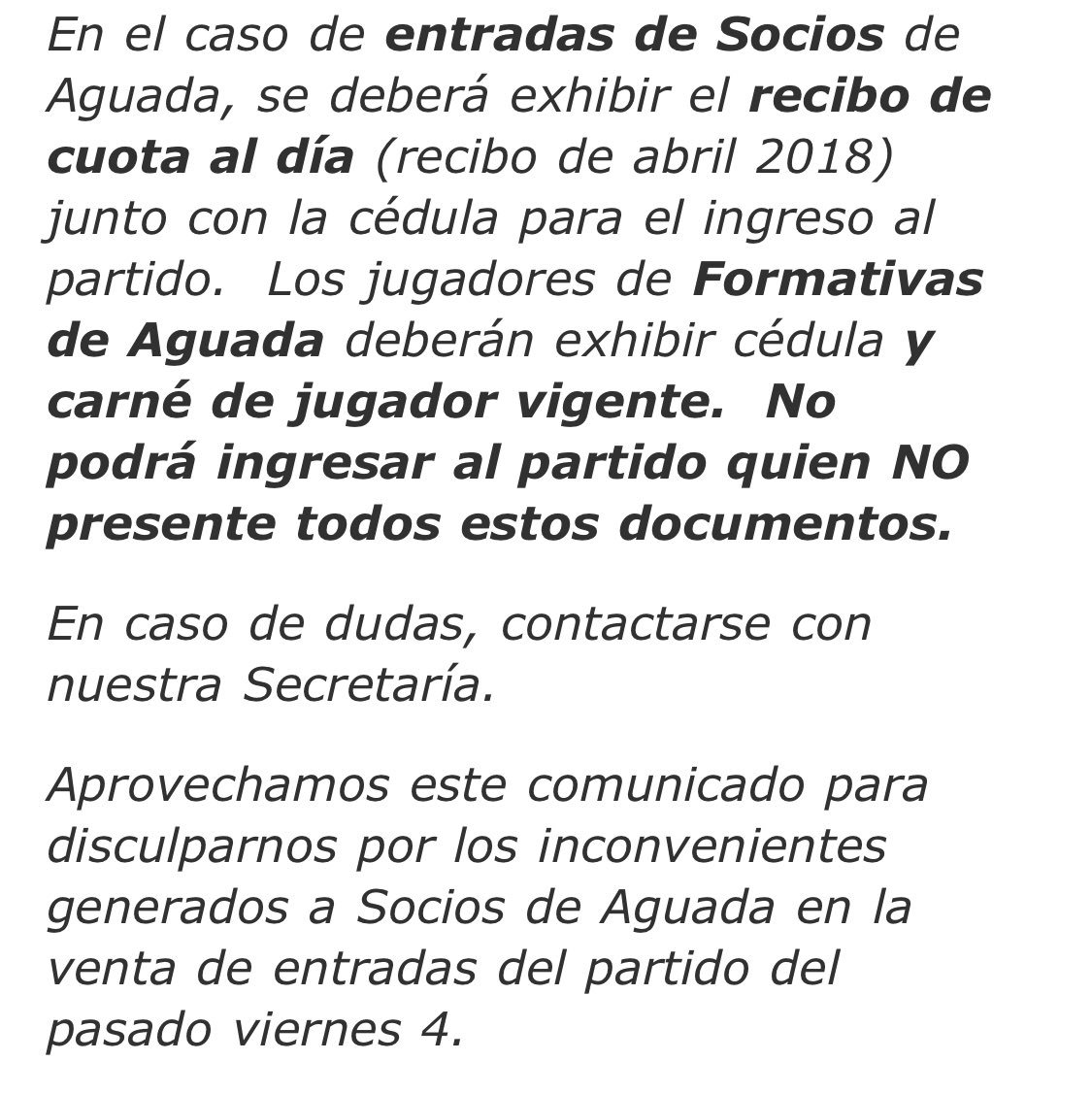 HAguatera's tweet image. Información venta de entradas #1Final