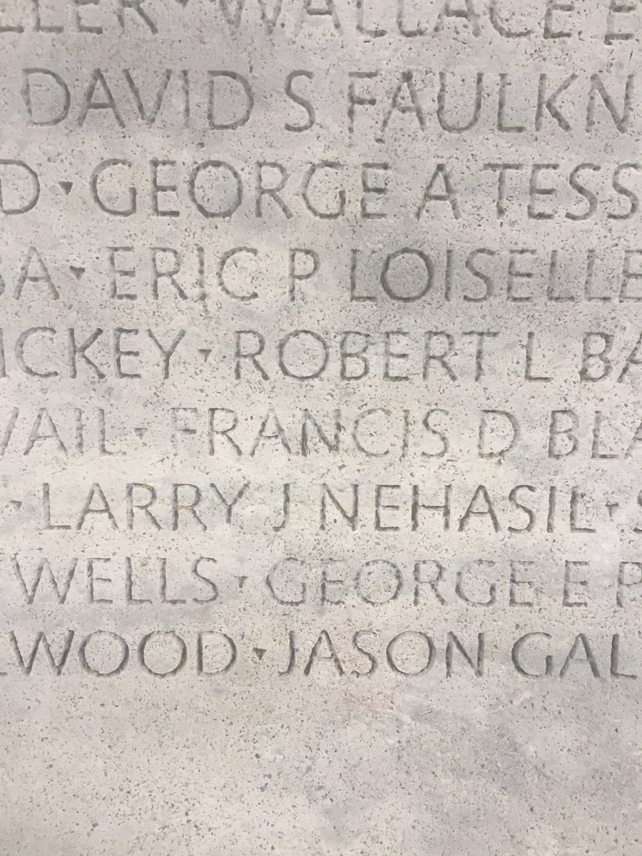 HolmesDCtrip's tweet photo. Getting some background info from Mr. Morelli at the National Law Enforcement Officers Memorial before heading out to Dave N Busters. #FOURtnite https://t.co/dV6jKbr5lM