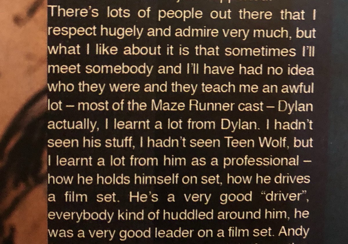 newtmaspost's tweet photo. THOMAS SANGSTER ABOUT DYLAN O’BRIEN https://t.co/ym8O6SJ8Mq