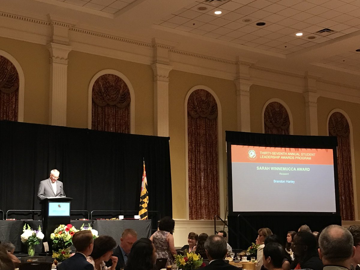 UMDAISU's tweet photo. Congrats to our VP Brandon Harley for receiving the Sarah Winnemucca Award at the University of Maryland Award Ceremony! we’re proud of you!! #NativeTerps #NativeExcellence https://t.co/XzaDw7Vbbz