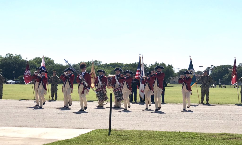 The <a href="/USArmyOldGuard/">The Old Guard</a>’s Fife and Drum Corps perform at JBSA-Fort Sam Houston May 6 as a part of the <a href="/SanAntonio_300/">San Antonio 300</a> and <a href="/USArmyNorth/">U.S. Army North #JFLCCresponds</a>’s Military Appreciation Weekend.