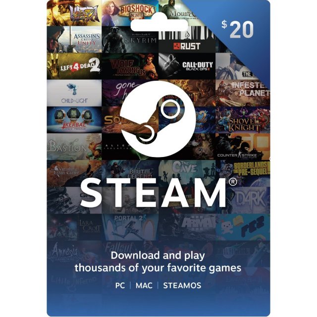$20 Steam Gift card Enter to Win! 
bit.ly/2rpki9Y